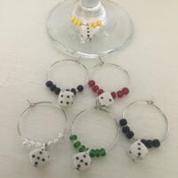 set of 6 Dice markers #162